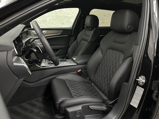 Audi A6 Avant 55 TFSI V6 340PK S-Line | Luchtvering | ACC | B&O | Panorama | 360 Camera | Matrix-LED | Trekhaak | RS-Leder | Standkachel | 4-Zone Clima | 21'' | Stoelverwarming V+A | Carplay | Lane & Side Assist | Virtual-Cockpit | Draadloos Laden |