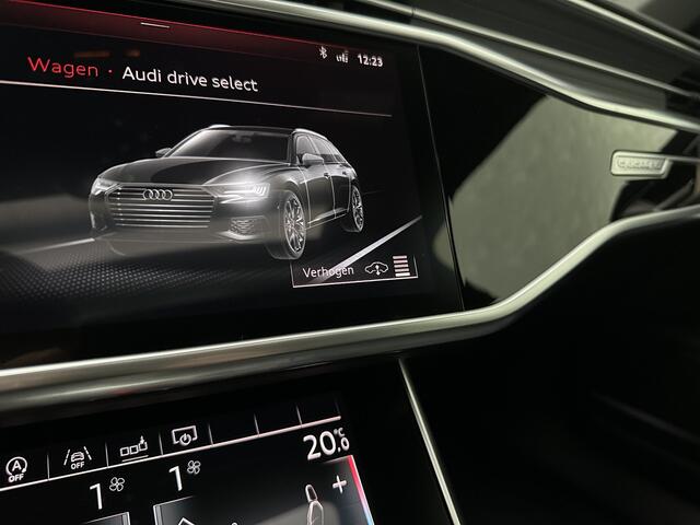 Audi A6 Avant 55 TFSI V6 340PK S-Line | Luchtvering | ACC | B&O | Panorama | 360 Camera | Matrix-LED | Trekhaak | RS-Leder | Standkachel | 4-Zone Clima | 21'' | Stoelverwarming V+A | Carplay | Lane & Side Assist | Virtual-Cockpit | Draadloos Laden |