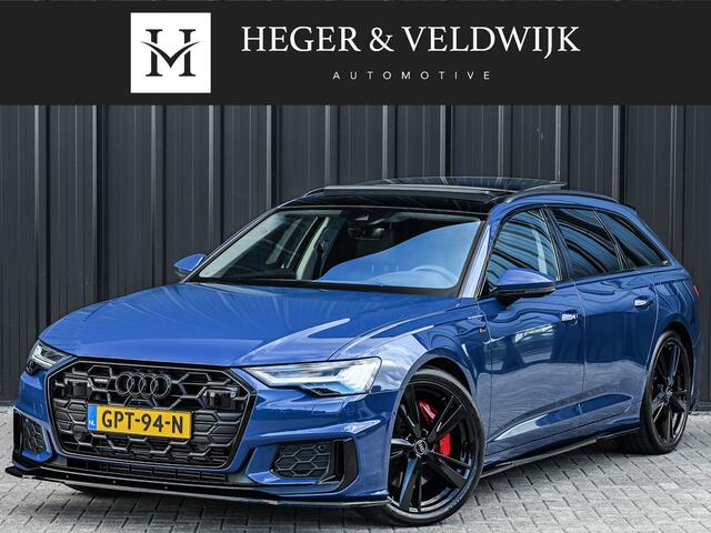 Audi A6 Avant 55 TFSI e quattro S EDITION COMPETITION | PANORAMADAK | 4-ZONE CLIMATE | LED-MATRIX | BLACK-OPTIC | LED-MATRIX | KEYLESS ENTREE | ADAPTIVE CRUISE | TREKHAAK | AMBIANCE INTERIEUR | MEMORY SEATS | 360 CAMERA | HEAD-UP DISPLAY | BANG&OLUFSEN |