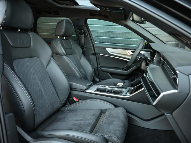 Audi A6 Avant 55 TFSI e QUATTRO S EDITION COMPETITION | 3X S-LINE | PANORAMADAK | HEAD-UP | ADAPTIVE CRUISE | VIRTUAL COCKPIT | SOFT CLOSE | KEYLESS ENTREE | MEMORY SEATS | AMBIANCE VERLICHTING | 360 CAMERA | ACHTERBANK VERWARMD | EL. TREKHAAK