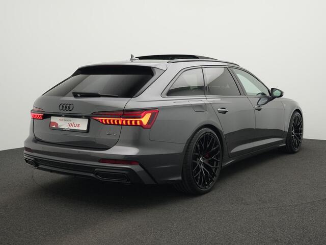 Audi A6 Avant 55 TFSI e 367 pk Competition / S-Line | Panoramadak | Matrix LED | Achteruitrijcamera | Adaptive cruise | Sportonderstel | Remklauwen rood | 21 inch