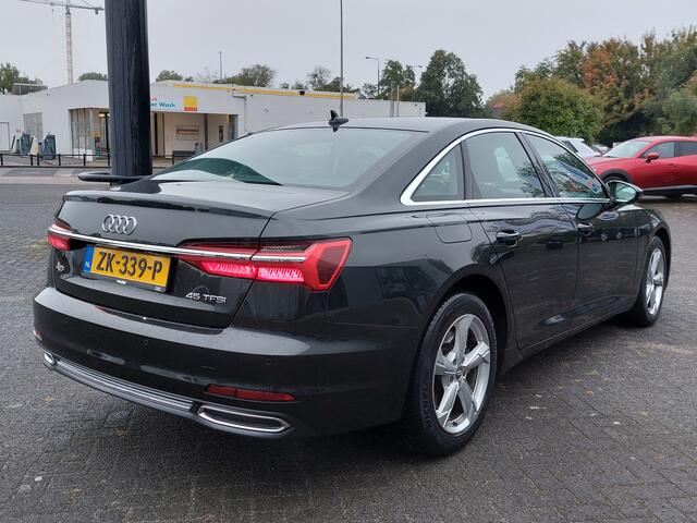 Audi A6 Limousine 45 TFSI 245pk Automaat Sport Lease Edition | 1ste Eigenaar | Navi | Clima | Cruise | Led Koplampen | Leder+Elek.Verstel+Stoelverwarming | Pdc V+A+Camera | Rijstrook+Licht+Regensenor | 18''lm