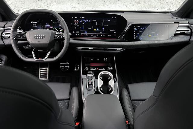 Audi A6 Avant e-Hybrid Quattro S-line Daytona grijs | Panoramadak | Trekhaak | B&O | Matrix led | 360 camera | 5 jaar garantie | Trekhaak | Digitaal display