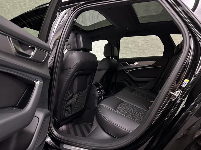 Audi A6 Avant 3.0 V6 340PK S-Line | Luchtvering | ACC | B&O | Panorama | 360 Camera | Matrix-LED | Trekhaak | RS-Leder | Standkachel | 4-Zone Clima | 21'' | Stoelverwarming V+A | Carplay | Lane & Side Assist | Virtual-Cockpit | Draadloos Laden.