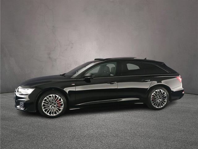 Audi A6 Avant 55 TFSI e quattro Pro Line S Competition | Trekhaak | Pano | Headup | Adaptieve demping | 360 Camera | Keyless entry |