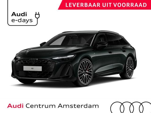 Audi A6 Avant S edition Competition e-hybrid 367 pk | Adaptieve luchtvering | Bang & Olufsen 3D | Head-up display | Techniek pakket pro | Middernacht groen |