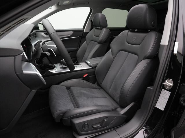 Audi A6 Avant 55 TFSI e 367 pk S-tronic quattro S edition Competition / S-Line | Panoramadak | Trekhaak | Geheugenstoel | Leder/alcantara | Matrix LED |