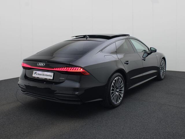Audi A7 Sportback 50 TFSIe 270kW/367PK quattro S Line · Panoramadak · 360° Camera + Parkeersensoren · Leder · Trekhaak· Garantie t/m 10-01-2028 of 80.000km