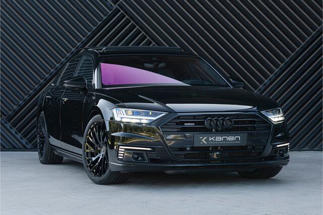 Audi A8 60 TFSI e quattro S-Line S-stoelen Pano B&O 360 Head Up Keyless Softclose Matrix Massage ACC
