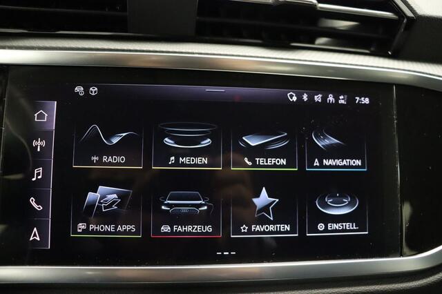 Audi Q3 Sportback 45 TFSI e 245 PK ACC Trekhaak Virtual Cockpit Sportstoelen Stoelverwarming 19 Inch