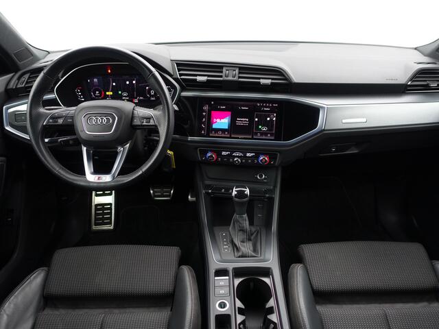 Audi Q3 35 TFSI S edition Aut- Panoramadak, Carplay, Stoelverwarming, Virtual Cockpit, Sport Leder Interieur