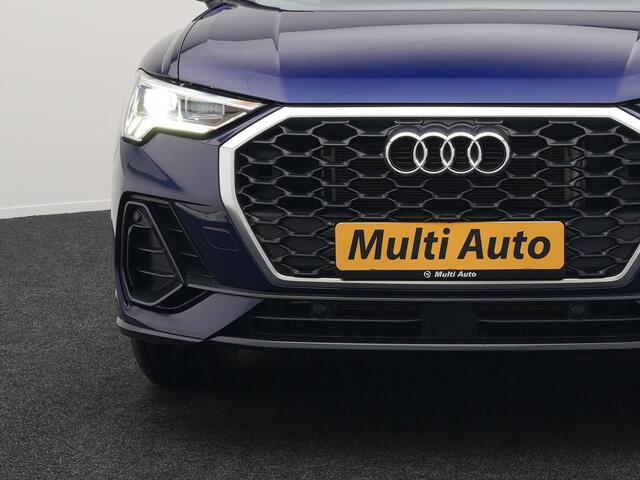 Audi Q3 Sportback 45 TFSI e Advanced Edition Plug In Hybrid 245pk Dealer O.H PHEV | Adaptive Cruise | Sonos Premium Sound | Matrix LED | Virtual | Parkassist | Navi Plus | Stoelverwarming | BLIS |