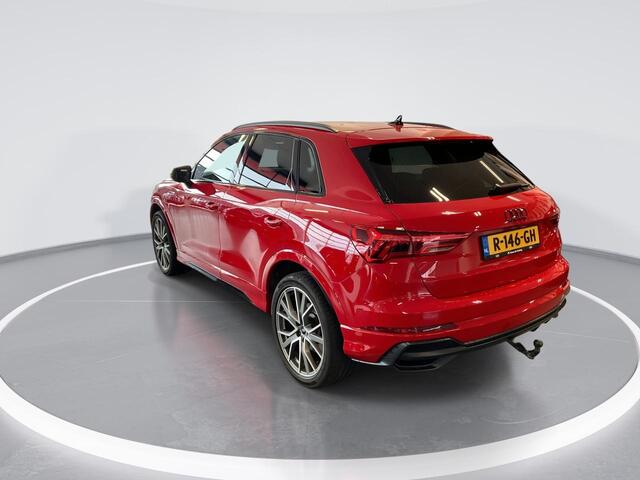 Audi Q3 45 TFSIe 245pk S-Tronic S Edition · Camera · Keyless · Side Assist · Inklap. Trekhaak · 20"Velgen · ACC · Stoelverwarming · Optiekpakket Zwart · Garantie t/m 11-01-2027 of 100.000km