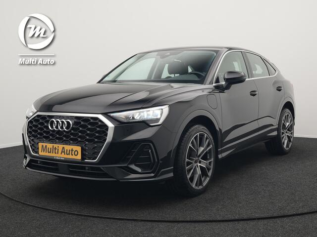 Audi Q3 Sportback 45 TFSI e S Line Plug In Hybrid 245pk Dealer O.H PHEV | Adaptive Cruise | Alcantara Sportstoelen Verwarmd | Bluetooth | Lane Assist | Blis | Sfeerverlichting | Navigatie | Virtual | DAB | 20"LM |
