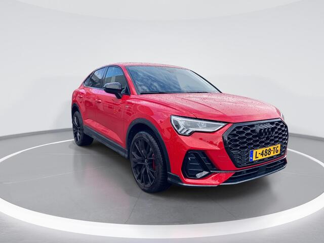 Audi Q3 Sportback 45 TFSI e S Edition · Camera · Apple/Android Car Play · Dodehoeksensor · Elektrische best. stoel · Keyless · Stoelverwarming · Garantie t/m 28-04-2026 of 100.000km