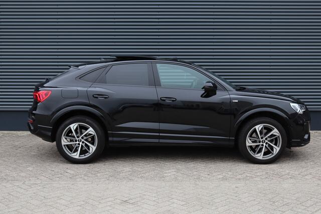 Audi Q3 Sportback 45 TFSI e 245PK S-Line Pano/LED/Keyless/Camera/Optiek+/Elek. klep/dodehoek/ACC/19"