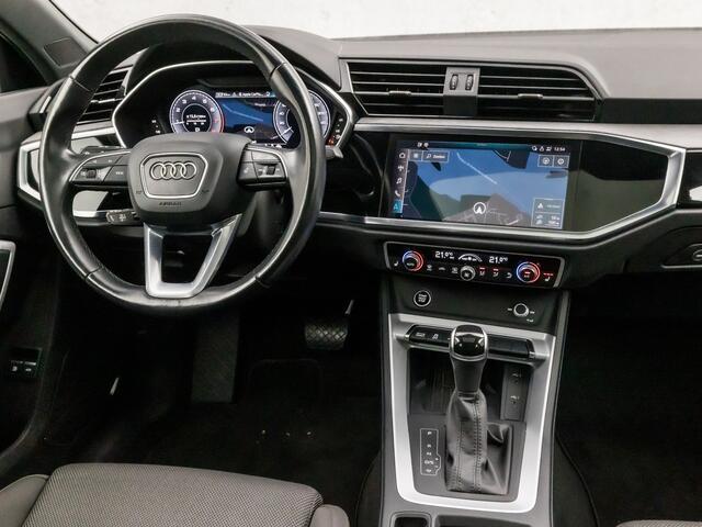 Audi Q3 Sportback 45 TFSI e S-Line Sport 245Pk Automaat (SCHUIFDAK, APPLE CARPLAY, BANG&OLUFSEN, 360 CAMERA, ZWART HEMEL, ADAPTIVE CRUISE, STOELVERWARMING, KEYLESS, ELEK ACHTERKLEP, NIEUWSTAAT)