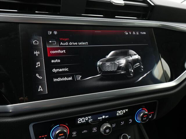 Audi Q3 Sportback 45 TFSI e 245 pk S-tronic S Edition | Panoramadak | Stoelverwarming | LED koplampen | Cruise Control | Sportstoelen | Park Assist | Side Assist | 20 inch