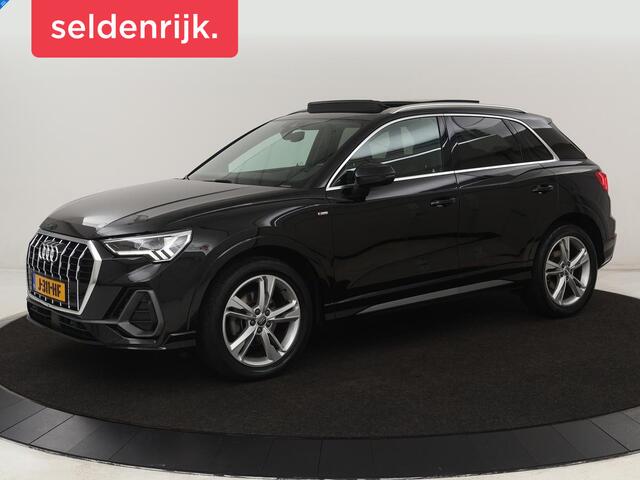 Audi Q3 35 TFSI S Line | Panoramadak | Stoelverwarming | Adaptive cruise | Camera | Carplay | Virtual Cockpit | Navigatie | Sportstoelen | Half leder | Climate control | Virtual Cockpit