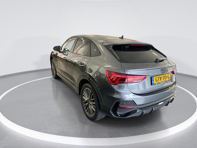 Audi Q3 Sportback 35 TFSI 150pk S-tronic S Edition · Apple/Android Car Play · Camera · Adaptive Cruise Control · Keyless · Matrix LED · Elek. Achterklep · Stoelverwarming · 19'' Inch · Garantie t/m 19-12-2028 of 100.000km