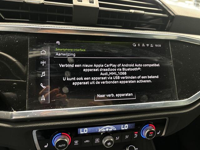 Audi Q3 Sportback 35 TFSI 150pk S-tronic S Edition · Apple/Android Car Play · Camera · Adaptive Cruise Control · Keyless · Matrix LED · Elek. Achterklep · Stoelverwarming · 19'' Inch · Garantie t/m 19-12-2028 of 100.000km