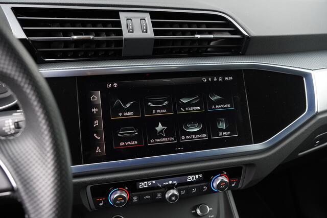 Audi Q3 Sportback 45TFSIe/245pk S-Line Blackstyle|2022|20"Blackstyle|Optik Schwarz|Navi|Cruise|Keyless|Sfeerverlichting