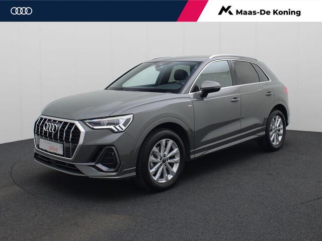 Audi Q3 35 TFSI/150PK S Line · Elektrische stoelen · Adaptive Cruise Control · Apple/Android Car Play · Stoelverwarming · Trekhaak · Leder/Alcantara ·Garantie tot september 2029 of 100.000km
