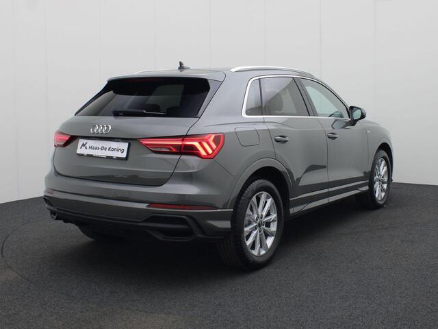 Audi Q3 35 TFSI/150PK S Line · Elektrische stoelen · Adaptive Cruise Control · Apple/Android Car Play · Stoelverwarming · Trekhaak · Leder/Alcantara ·Garantie tot september 2029 of 100.000km