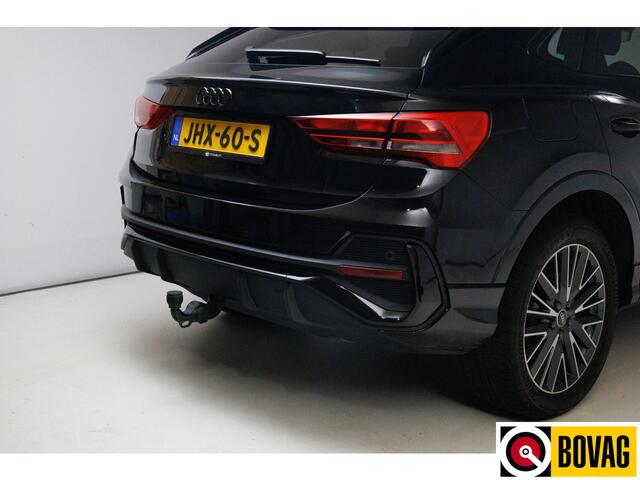 Audi Q3 Sportback 45 TFSI e S Edition 245 PK | 2x Sline | Panoramadak | Trekhaak elec. | Sonos audio | Navigatie, Cruise, PDC V+ A, App. connect.