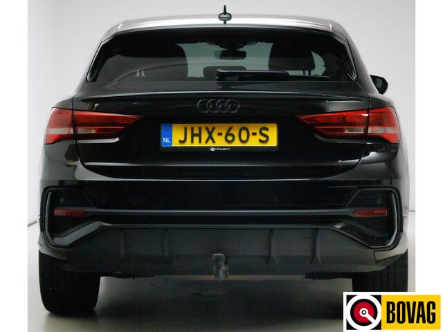 Audi Q3 Sportback 45 TFSI e S Edition 245 PK | 2x Sline | Panoramadak | Trekhaak elec. | Sonos audio | Navigatie, Cruise, PDC V+ A, App. connect.