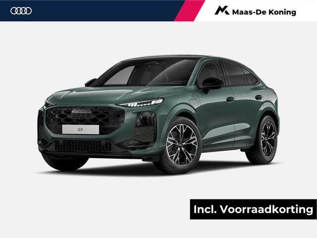 Audi Q3 Sportback 1.5 TFSI e-hybrid S edition 272 PK · Techniekpakket plus · Panorama-glasdak · Privacy glas