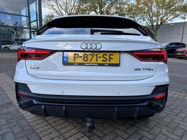 Audi Q3 Sportback 45 TFSI e S Edition PLUG IN HYBRIDE||2x S-LINE BINNEN + BUITEN| ADAPTIVE CRUISE| DODE HOEK | ELEK. TREKHAAK| DIG. DASH|