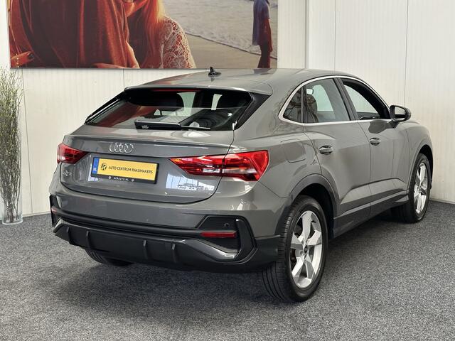 Audi Q3 SPORTBACK 45 TFSI e EDITION S LINE PHEV NAVIGATIE ADAPTIVE CRUISE CONTROL PANORAMADAK LEDER SONOS APPLE CARPLAY/ANDROID RIJSTROOKSENSOREN PARKEERSESNOREN ZEER MOOOI !! 3010