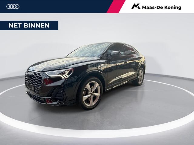 Audi Q3 Sportback 45 TFSIe 245pk S-Tronic S Edition · Camera · Side Assist · Adaptive Cruise Control · Zwart Optiek · Keyless · Stoelverwarming · Elek. Achterklep · 19"Velgen · Apple/Android Car Play