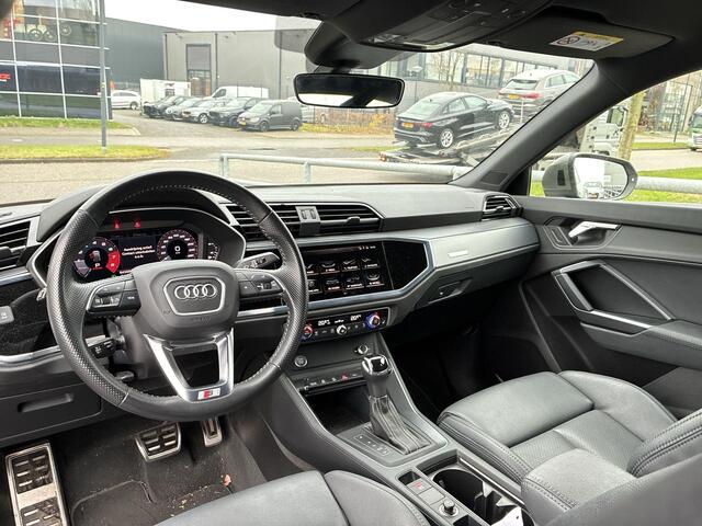 Audi Q3 Sportback 35 TFSI 150pk S Edition · Leder · Apple/Android Car Play · Adaptive Cruise Control · Stoelverwarming · Keyless · Navigatie ·