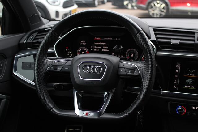 Audi Q3 35 TFSI Pro Line 3x S-Line / Navigatie / Half leder / 18'' / LED Koplampen / Parkeerhulp achter / Stoelverwarming / Cruise Control