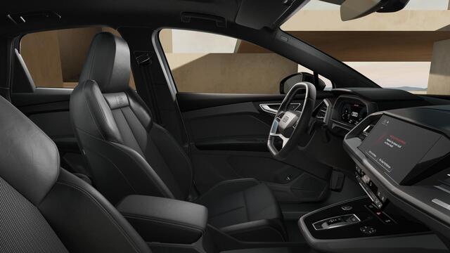 Audi Q4 Sportback e-tron 45 quattro S Edition 82 kWh panoramadak, achteruitrij camera, adaptive cruise control, optiek pakket zwart plus, privacy glass, lichtpakket, spiegelkappen zwart