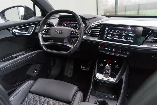 Audi Q4 Sportback e-tron 40 / 2x S-line/ Sonos/ Head-Up Display /Ruit-lederen bekleding/ Adaptive Cruise Control/ Panoramadak/ 150kW (204PK)
