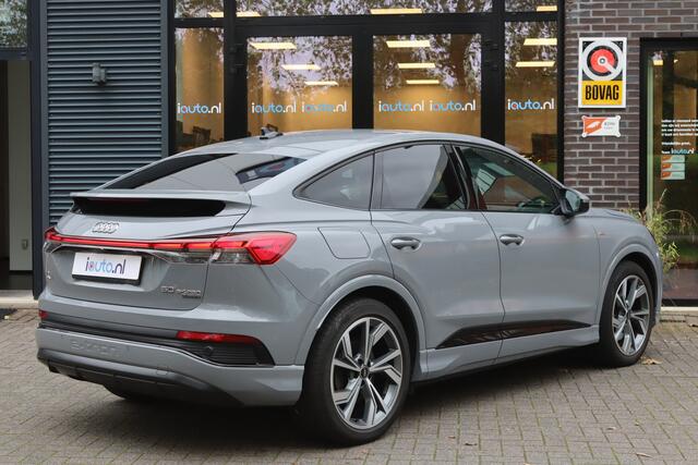 Audi Q4 Sportback e-tron 50 quattro S edition 77 kWh Optiek Zwart S-Line/Matrix LED/Camera/Navi Plus/ACC/Elek. klep/20"
