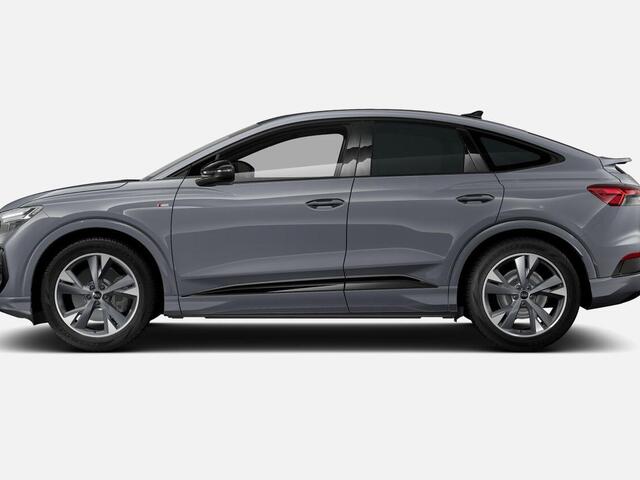 Audi Q4 Sportback e-tron S Edition e-tron 45 210kW/286pk 82Kwh Sportback El Audi Q4 Sportback e-tron 45 quattro S Edition 286 PK · Assistentiepakket plus · Bekleding Leder/stof · 21 inch LM velgen