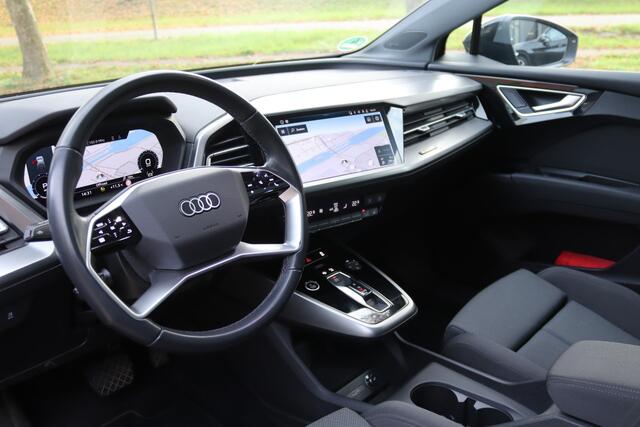 Audi Q4 Sportback e-tron 50 quattro Advanced edition 77 kWh Optiek Zwart Pano/Matrix LED/Head-up/Sonos/Keyless/Camera/Navi+/CarPlay/ACC/20"
