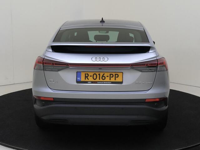 Audi Q4 Sportback e-tron 35 Advanced edition 55 kWh | SoH 90% | Head-up display | Achteruitrijcamera | Adaptieve cruise control | Navigatie Plus | Keyless | Elektrische achterklep | CarPlay |