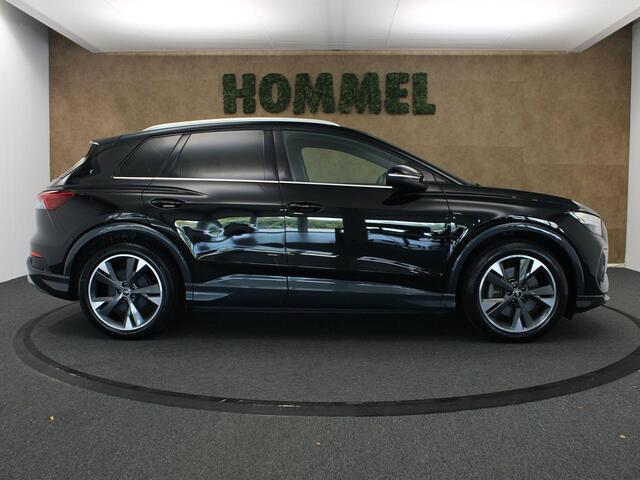 Audi Q4 e-tron 40 Launch Edition 77 kWh - SOH 92% - DODEHOEKDETECTIE - NAVIGATIESYSTEEM FULL-MAP - ELEKTRISCHE ACHTERKLEP - ACHTERUITRIJCAMERA - CLIMATE CONTROL - HEAD-UP DISPLAY - VOORSTOELEN VERWARMD - PARKEERSENSOREN ACHTER