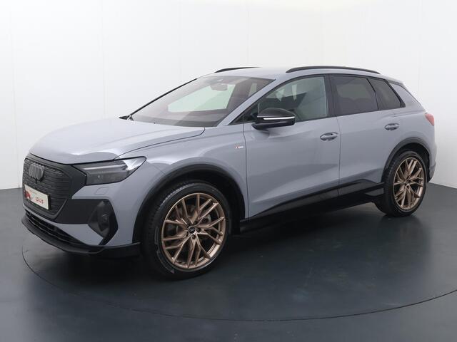 Audi Q4 e-tron 45 quattro S Edition 82 kWh | 286 PK | SoH 99% | Trekhaak | Elek. achterklep | Matrix LED koplampen | 21" LM velgen | Head-up Display |