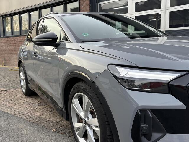 Audi Q4 e-tron 40 Launch edition S Competition 77 kWh trekhaak inklapbaar |Warmtepomp | PDC V+A | voorverwarming| Carplay