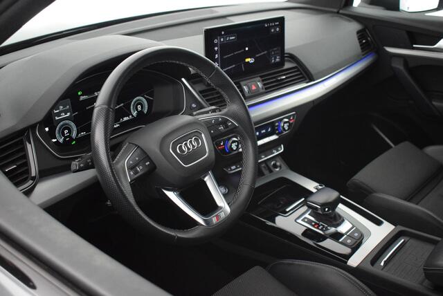 Audi Q5 Sportback 50 TFSI e 299pk 2x S-Line Black Edition Trekhaak Camera Virtual Cockpit Navigatie