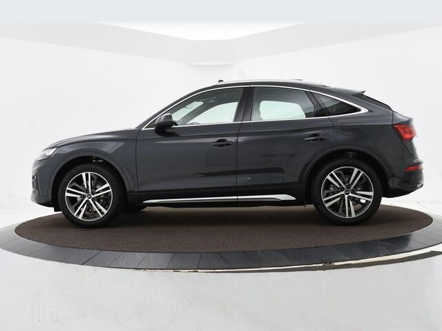 Audi Q5 Sportback Advanced edition 50 TFSI e 220 kW/299 PK · Luchtvering · Glazen panoramadak · Ass. pakket City + Tour · Lederen bekleding · MEGA Sale