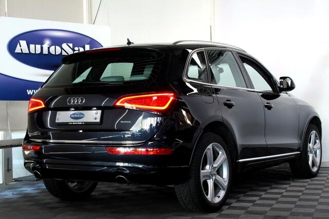 Audi Q5 2.0 TFSI Quattro S-Line 1eEIG ACC LEDER KEYLS STOELVW NAVI '16