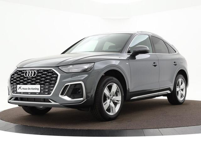 Audi Q5 Sportback 55 TFSIe 367pk S-tronic S edition Competition · Keyless · Camera · Elek. trekhaak · Elek. Achterklep · Apple/Android Car Play · 19'' Inch ·