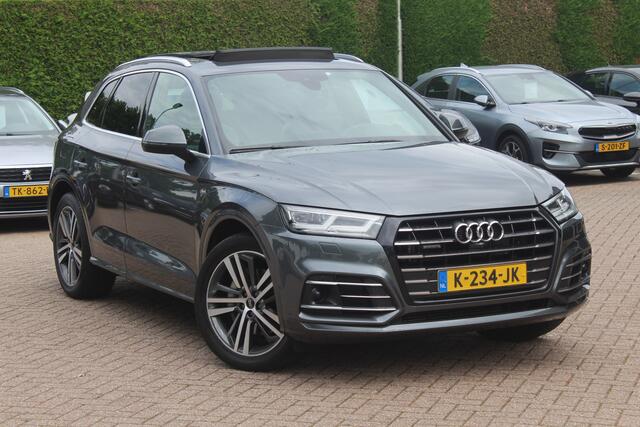 Audi Q5 55 TFSI e quattro Competition / Panoramadak / 360Camera / Luchtvering / RS Stoelen / 21'' / B&O / Matrix LED / Dodehoek / Virtual Cockpit / Navigatie / Stoelmassage / Tourpakket